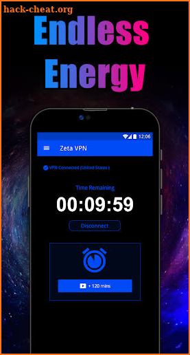Zeta VPN screenshot