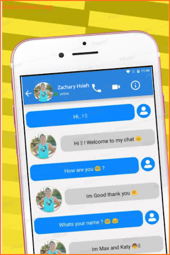 ZHC Chat Simulator Game screenshot