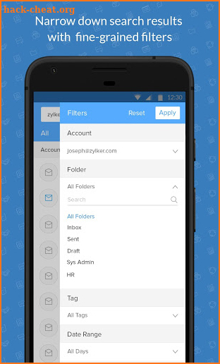 Zia Search - Search Across Zoho Apps screenshot