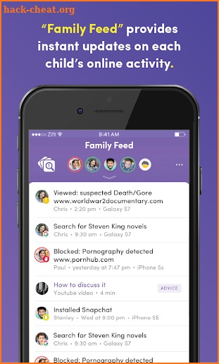 Zift | Parental Control App & Screen Time Monitor screenshot