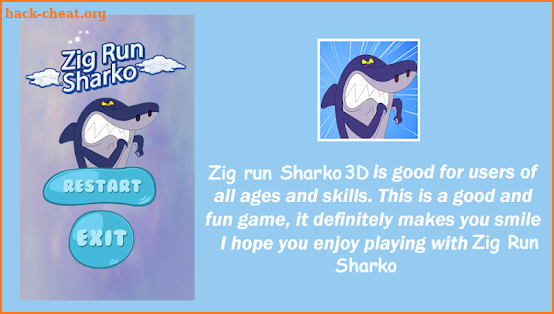 Zig run Sharko 3D screenshot