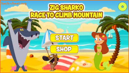 Zig Sharko Hill Climb Race free game screenshot