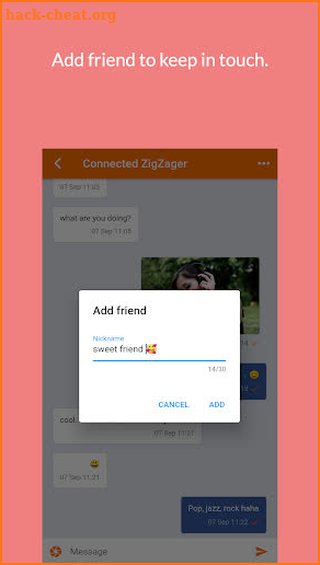 ZigZag - Chat Anonymously screenshot