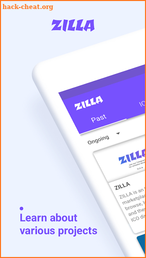 Zilla - The Crypto Asset Marketplace screenshot
