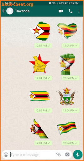 Zimbabwe Stickers by Samanyika.com screenshot