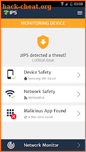 ZIMPERIUM Mobile IPS (zIPS) screenshot
