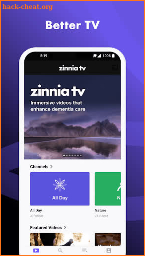 Zinnia TV screenshot