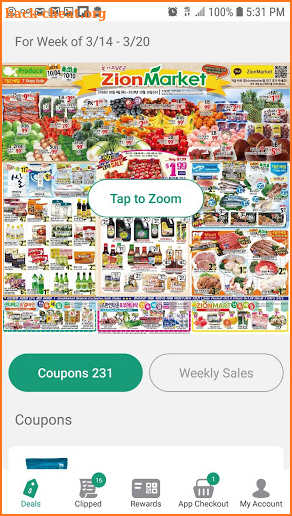 Zion Market Rewards screenshot