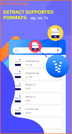 Zip, 7z File Extractor Unzip File Without Password screenshot
