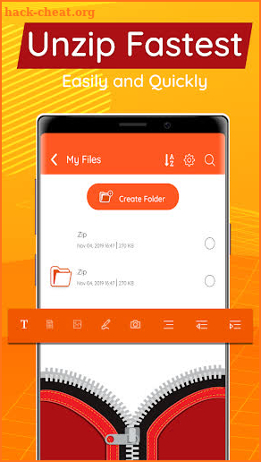 Zip app – Fast Extract zip files screenshot