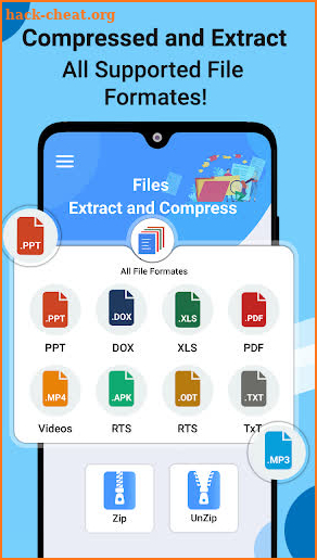 Zip File Reader - Fast Zip & Unzip Files Manager screenshot
