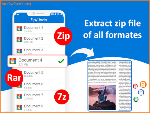 Zip File Reader: Zip Unzip File Manager - Fast Zip screenshot