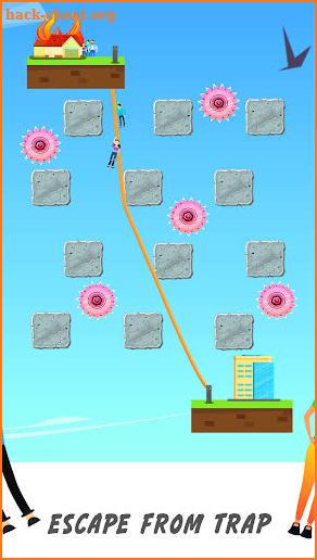 Zip Line - Physics Puzzle Game screenshot