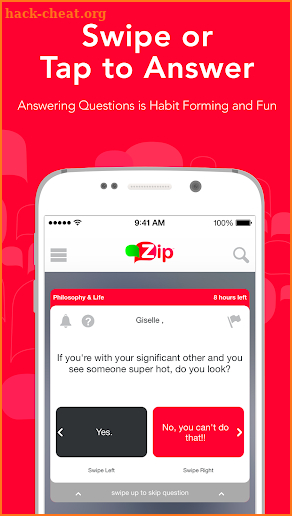 Zip: The Question Answer App screenshot