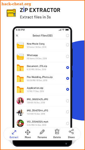 Zip, unzip & RAR File Extractor screenshot