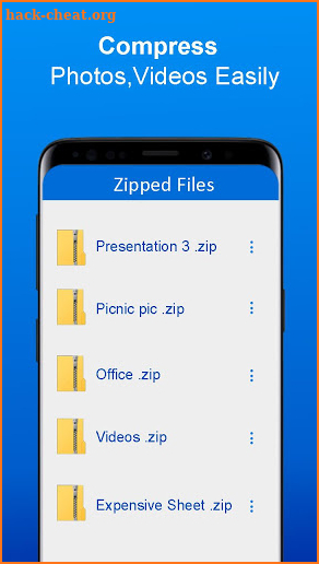 Zip Unzip File compressor & extractor File Manager screenshot
