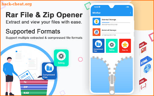Zip-Unzip-File Extractor-File Opener screenshot