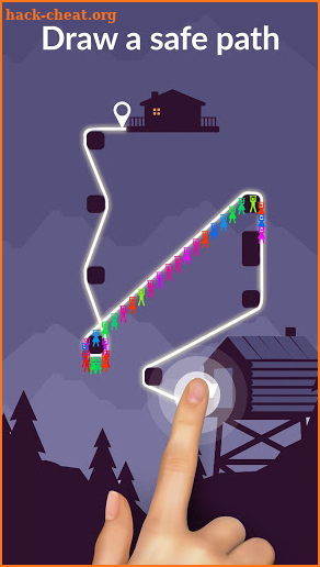 Zipline Valley - Physics Puzzle Game screenshot