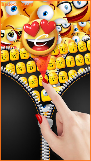 Zipper Cute Emoji Keyboard screenshot