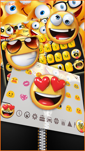 Zipper Cute Emoji Keyboard screenshot