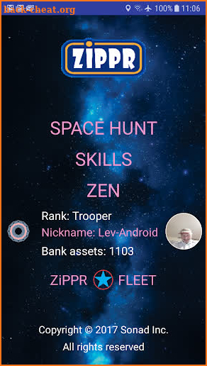 ZiPPR Fleet screenshot