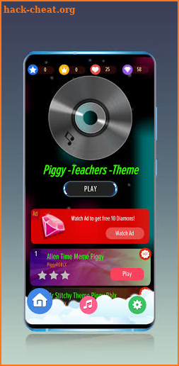 Zizzy Piggy Theme Song - Piano game screenshot