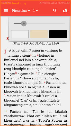 Zo Bible screenshot