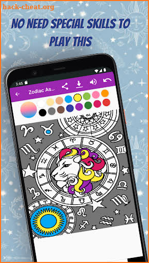 Zodiac Astrology Coloring screenshot