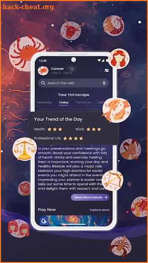 Zodiac Launcher: Horoscope Now screenshot