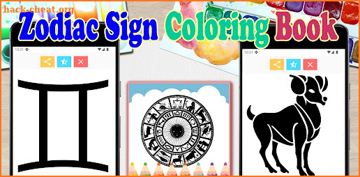 Zodiac Sign Coloring Book screenshot