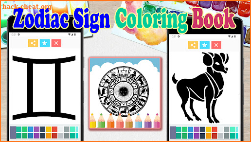 Zodiac Sign Coloring Book screenshot