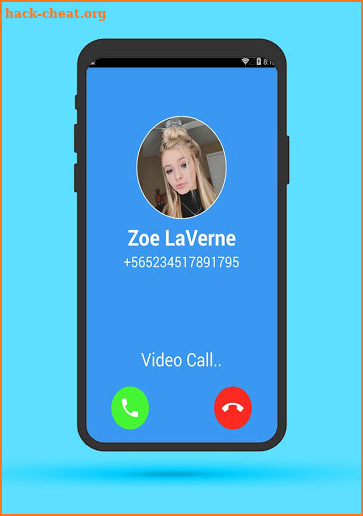 Zoe Laverne fake call screenshot