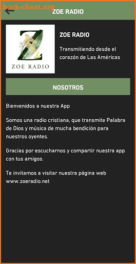 ZOE RADIO screenshot