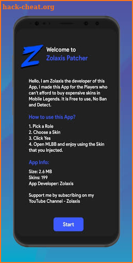 Zolaxis Patcher tips 2021 screenshot