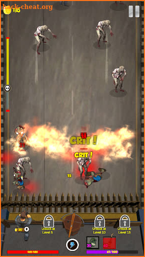 Zombie army attack screenshot