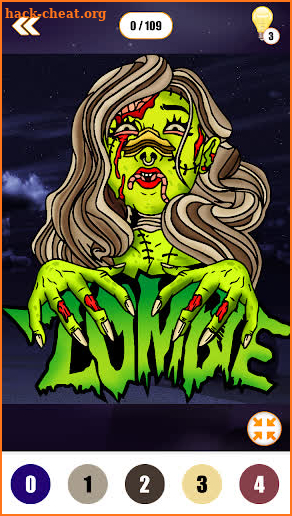 Zombie Coloring - Color by Numbers & Drawing Art screenshot