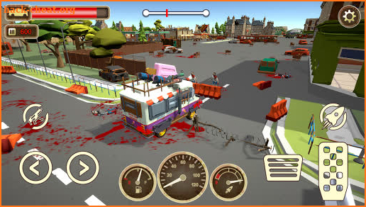 Zombie Crush Driver: Survive the apocalypse screenshot