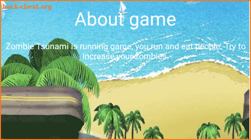 Zombie Game Tsunami Question App screenshot