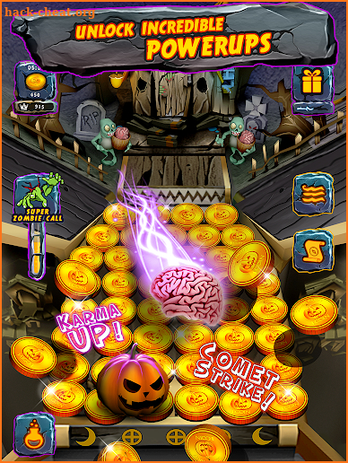 Zombie Ghosts Coin Party Dozer screenshot
