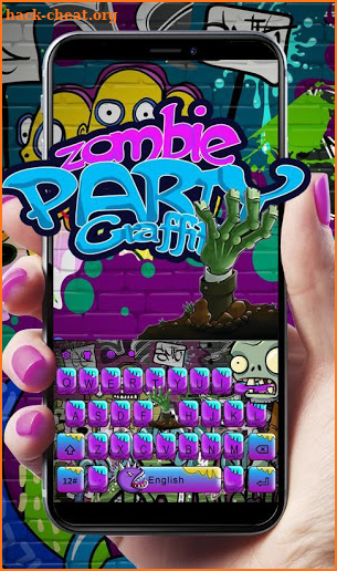 Zombie Graffiti Keyboard Theme screenshot