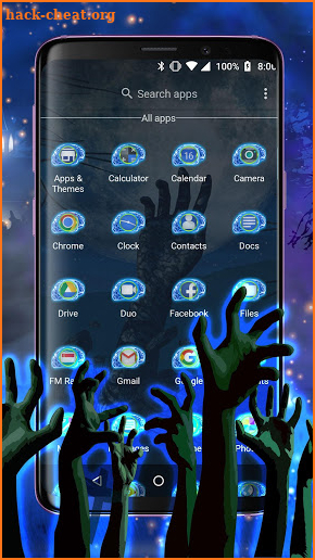 Zombie Halloween Theme - Wallpapers and Icons screenshot