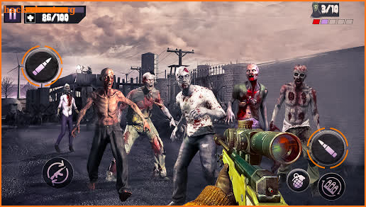 Zombie Hunter 2021: Zombie Sniper Shooting Games screenshot