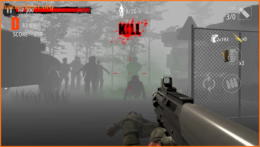 Zombie Hunter D-Day screenshot