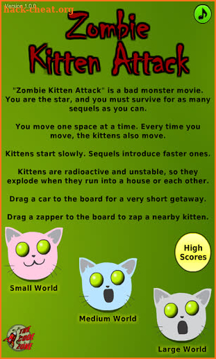 Zombie Kitten Attack screenshot