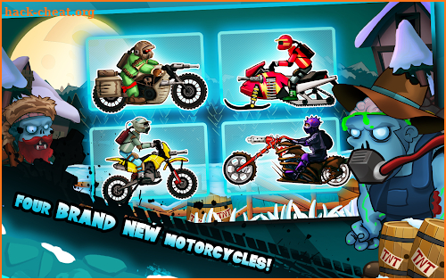 Zombie Shooter Motorcycle Race screenshot