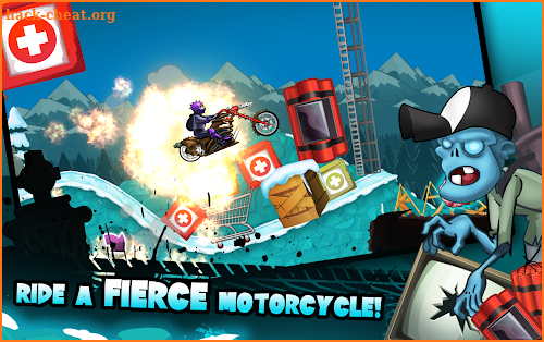 Zombie Shooter Motorcycle Race screenshot