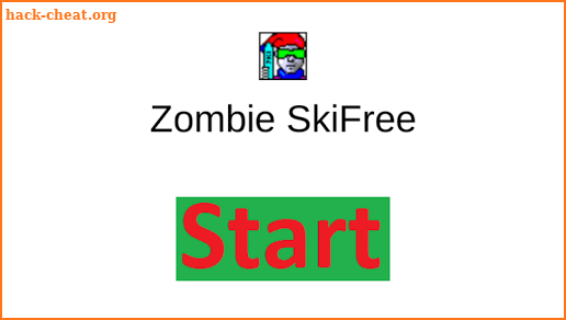 Zombie SkiFree screenshot