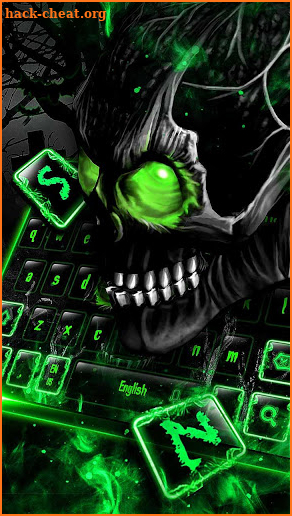 Zombie Skull Keyboard screenshot