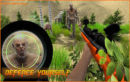 Zombie Sniper Shooter Off road Zombie Dog hunt screenshot