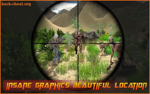 Zombie Sniper Shooter Off road Zombie Dog hunt screenshot